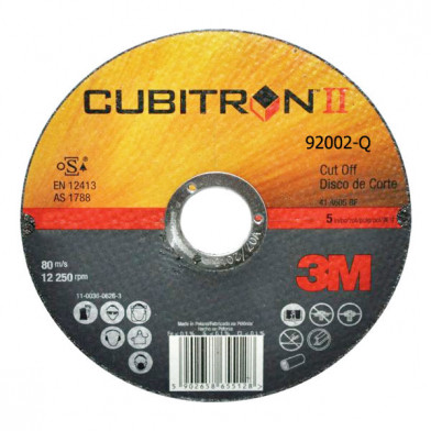 3M™ 65512 отрезной круг по металлу Cubitron™ II (125х22х1 мм)