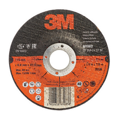 3M™ 63986 зачистной круг по металлу Inox (230х22х6.88 мм)